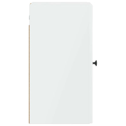 vidaXL Bathroom Wall Cabinet ALKMAAR High Gloss White 30 x 31 x 59 cm