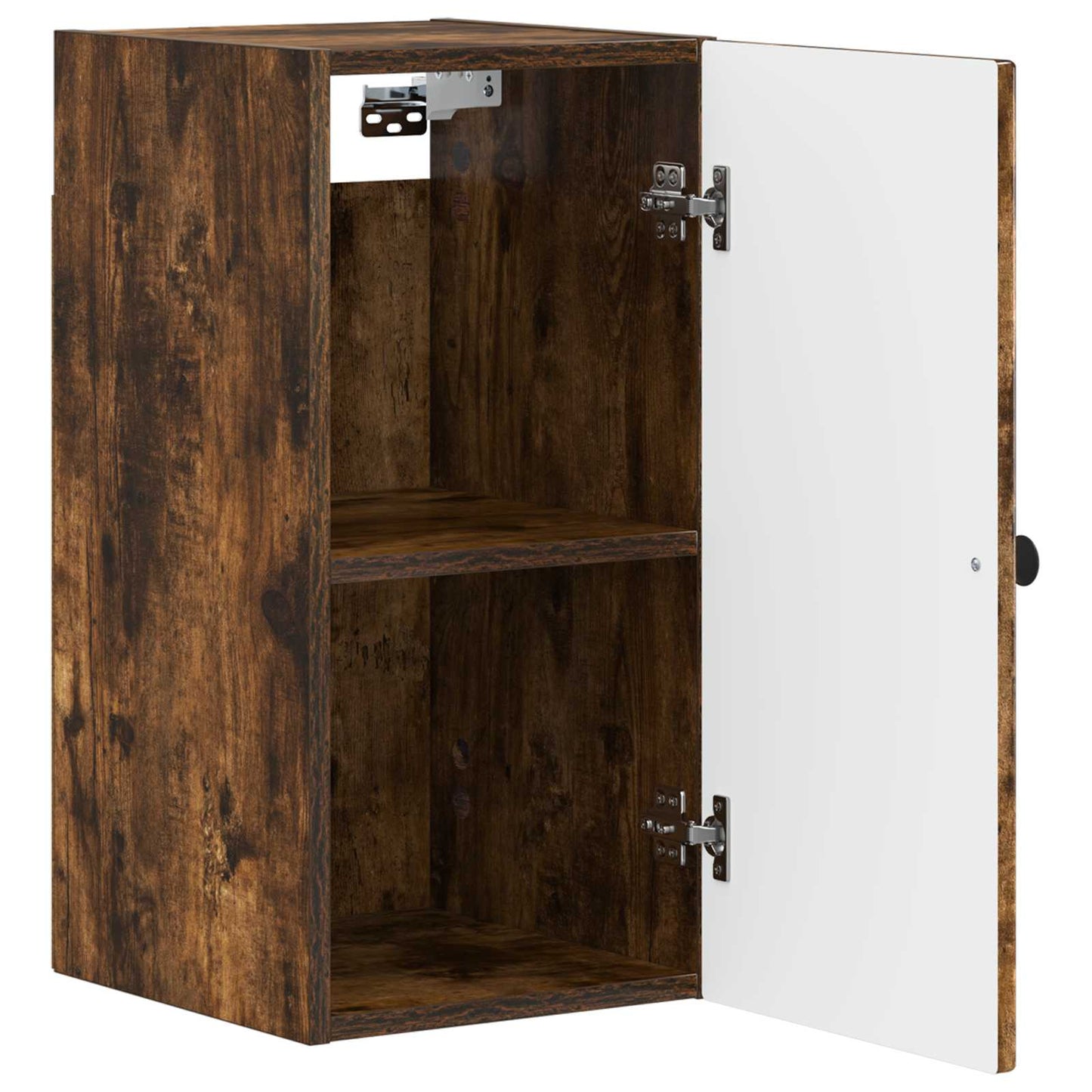 vidaXL Bathroom Wall Cabinet ALKMAAR Smoked Oak 30 x 31 x 59 cm