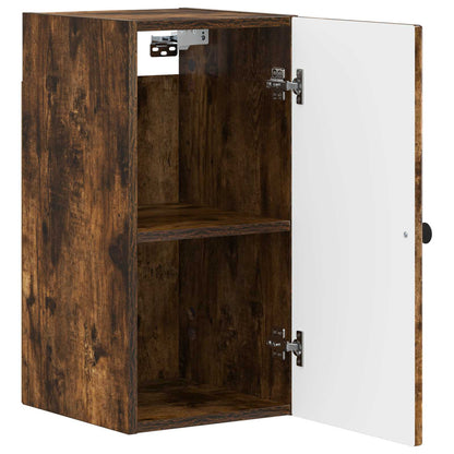 vidaXL Bathroom Wall Cabinet ALKMAAR Smoked Oak 30 x 31 x 59 cm