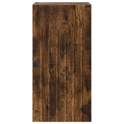 vidaXL Bathroom Wall Cabinet ALKMAAR Smoked Oak 30 x 31 x 59 cm