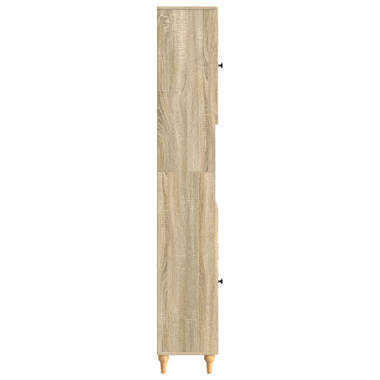 vidaXL Bathroom Cabinet with Open Shelf ALKMAAR Sonoma Oak