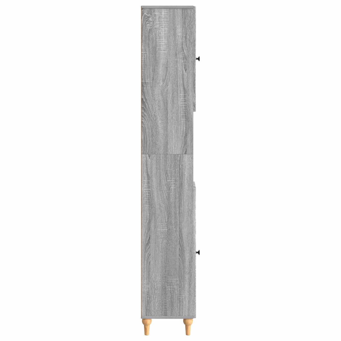 vidaXL Bathroom Cabinet with Open Shelf ALKMAAR Grey Sonoma