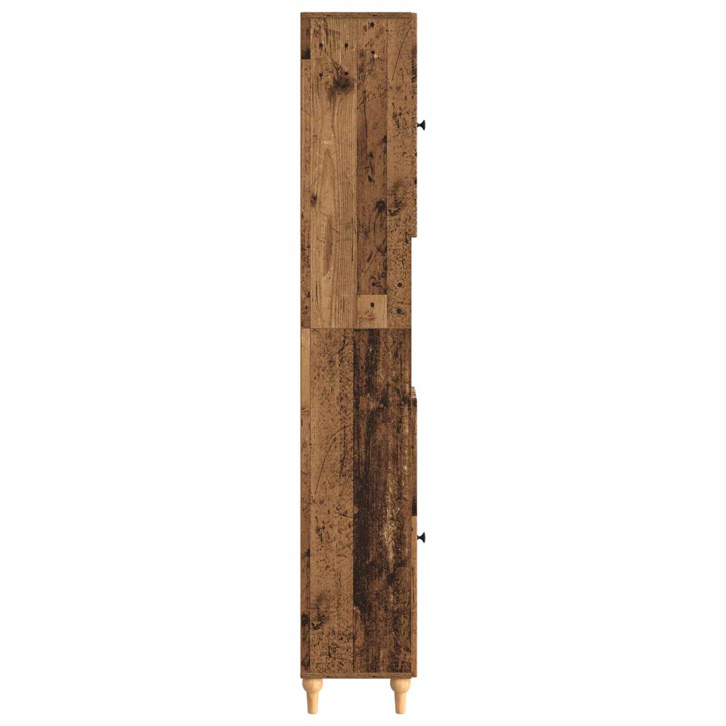 vidaXL Bathroom Cabinet with Open Shelf ALKMAAR Old Wood