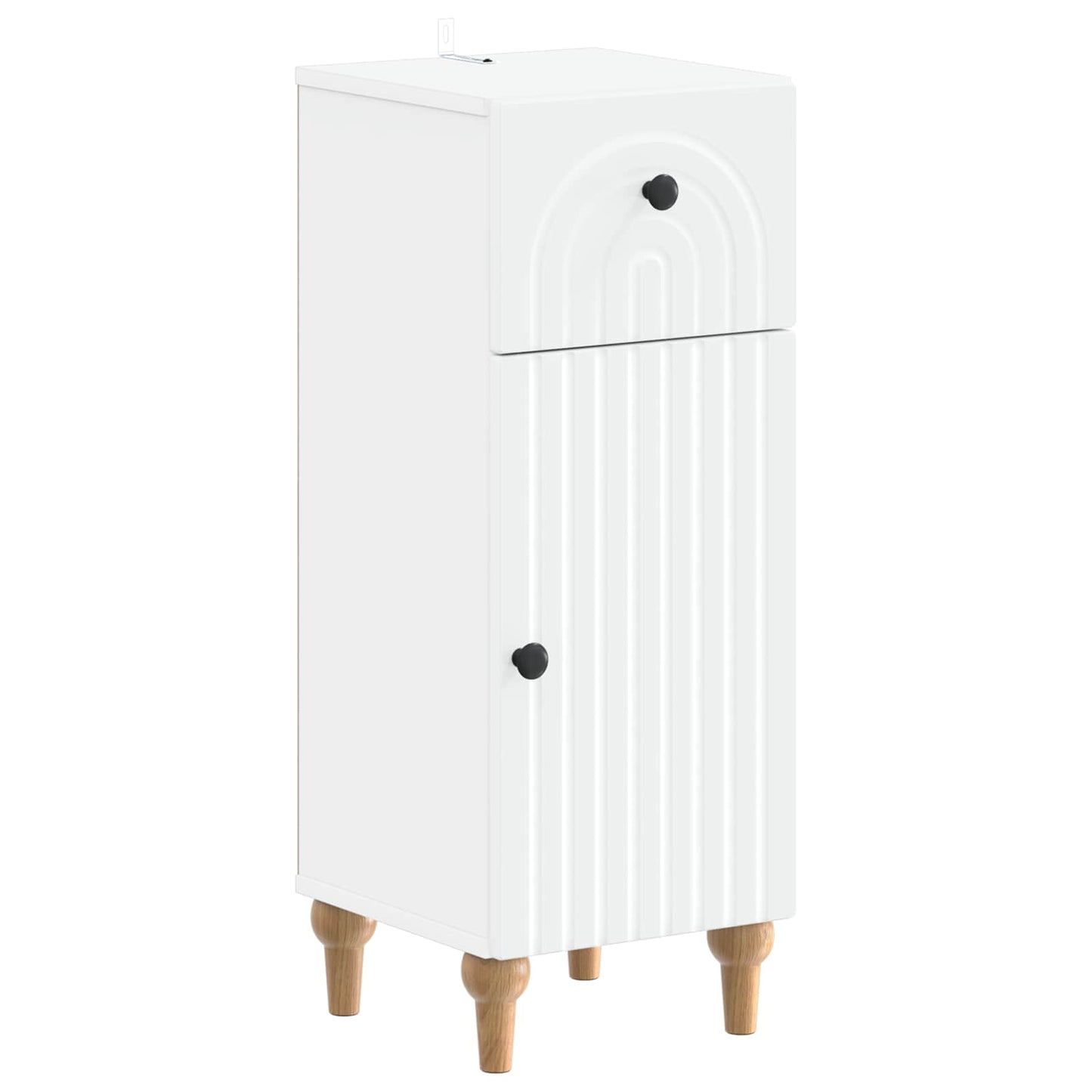 vidaXL Bathroom Storage Cainet ALKMAAR White 30 x 31 x 80 cm