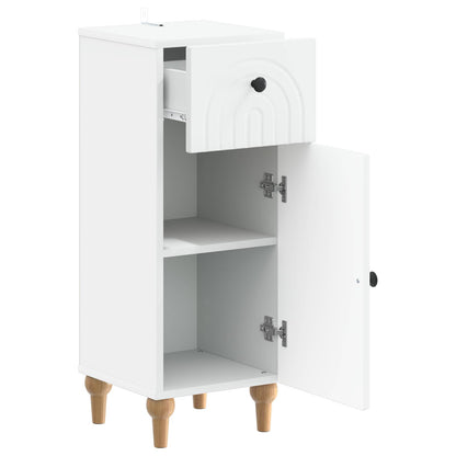 vidaXL Bathroom Storage Cainet ALKMAAR White 30 x 31 x 80 cm