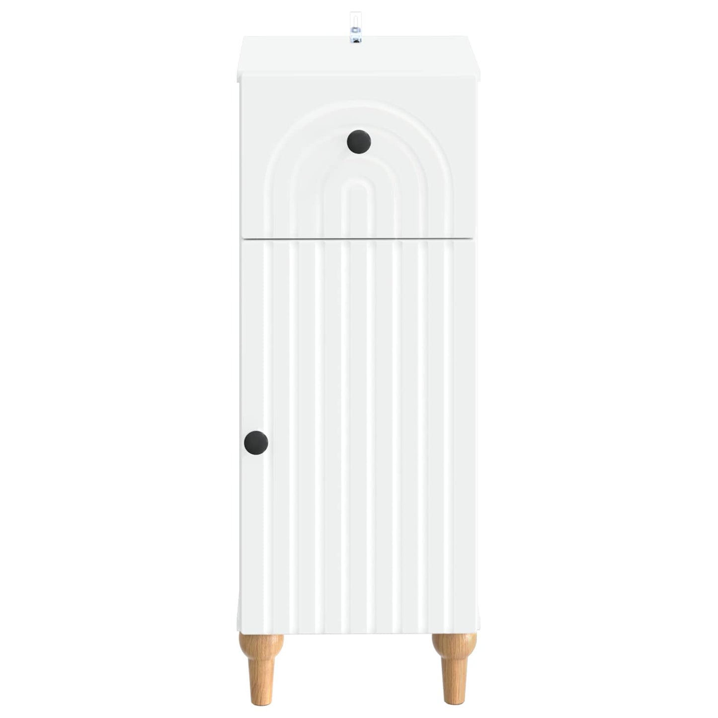 vidaXL Bathroom Storage Cainet ALKMAAR White 30 x 31 x 80 cm