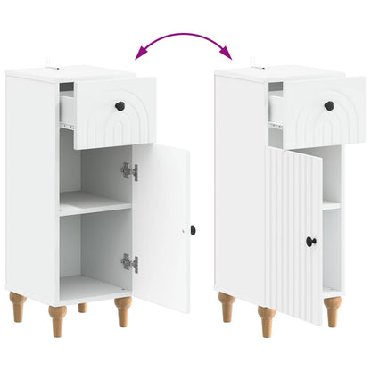 vidaXL Bathroom Storage Cainet ALKMAAR White 30 x 31 x 80 cm