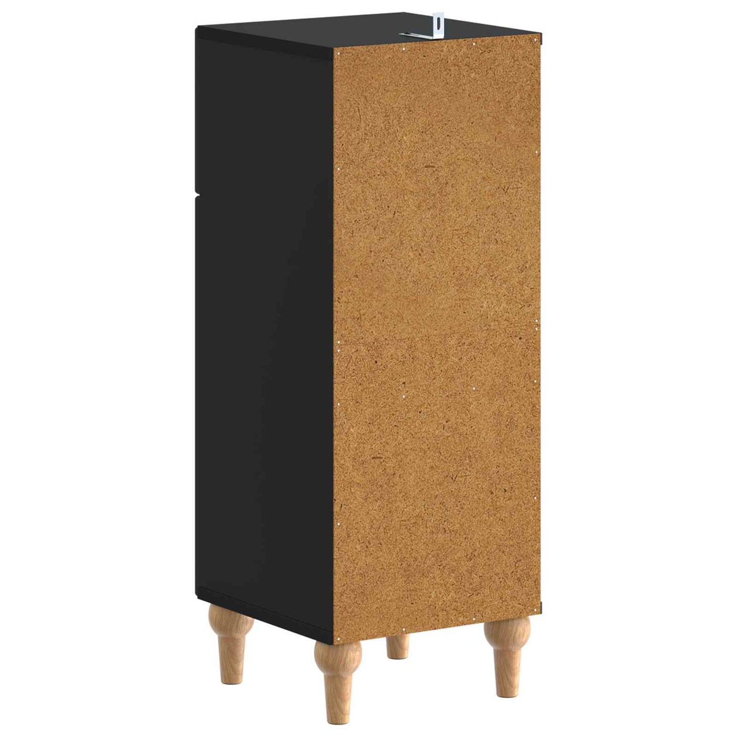 vidaXL Bathroom Storage Cainet ALKMAAR Black 30 x 31 x 80 cm