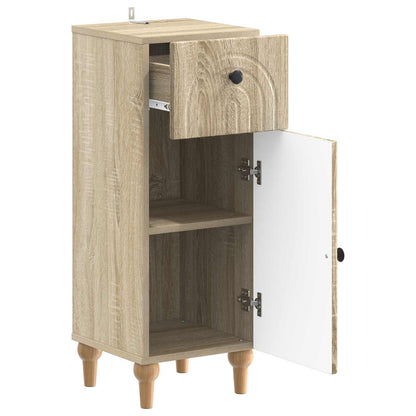 vidaXL Bathroom Storage Cainet ALKMAAR Sonoma Oak 30 x 31 x 80 cm