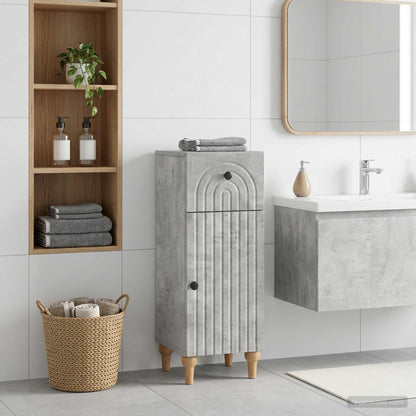 vidaXL Bathroom Storage Cainet ALKMAAR Concrete Grey 30 x 31 x 80 cm