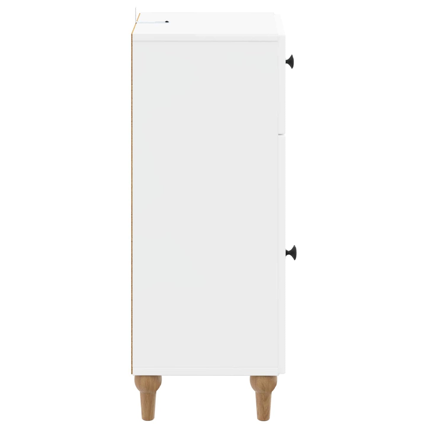 vidaXL Bathroom Storage Cainet ALKMAAR High Gloss White