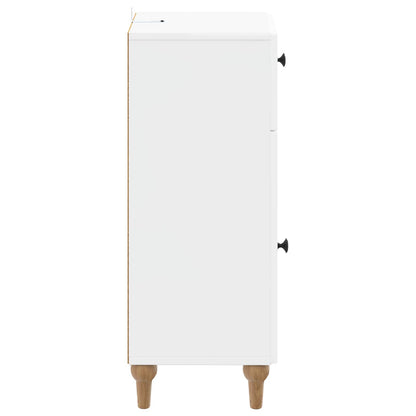 vidaXL Bathroom Storage Cainet ALKMAAR High Gloss White