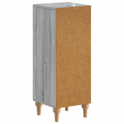 vidaXL Bathroom Storage Cainet ALKMAAR Grey Sonoma 30 x 31 x 80 cm