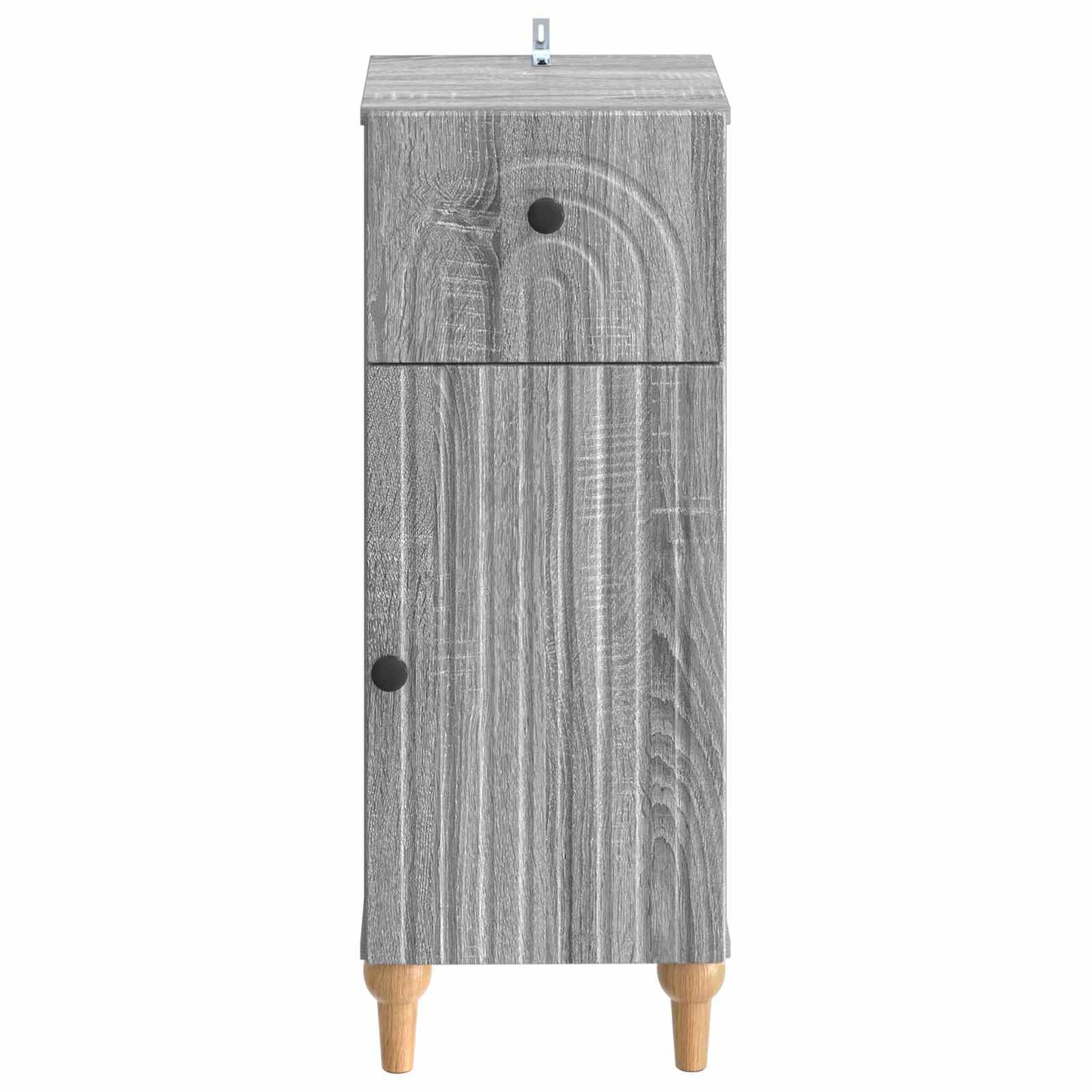 vidaXL Bathroom Storage Cainet ALKMAAR Grey Sonoma 30 x 31 x 80 cm