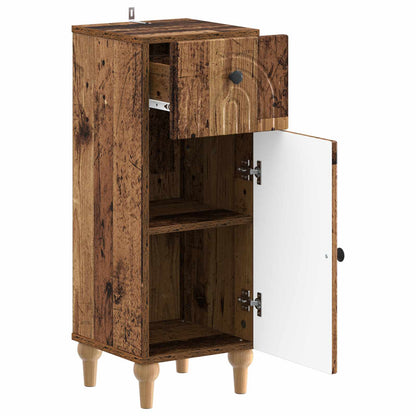 vidaXL Bathroom Storage Cainet ALKMAAR Old Wood 30 x 31 x 80 cm