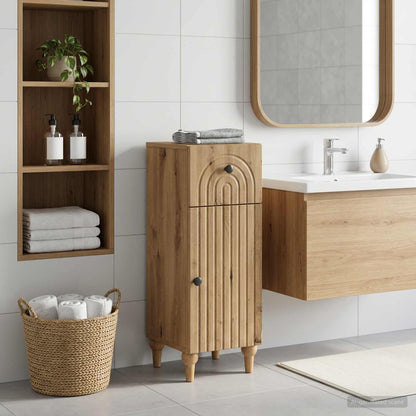 vidaXL Bathroom Storage Cainet ALKMAAR Artisan Oak 30 x 31 x 80 cm
