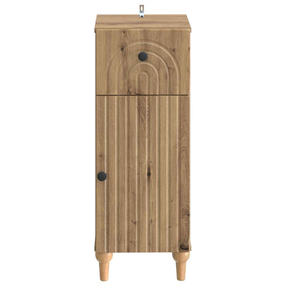 vidaXL Bathroom Storage Cainet ALKMAAR Artisan Oak 30 x 31 x 80 cm