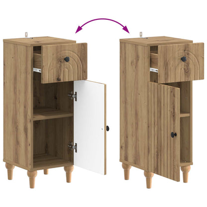 vidaXL Bathroom Storage Cainet ALKMAAR Artisan Oak 30 x 31 x 80 cm