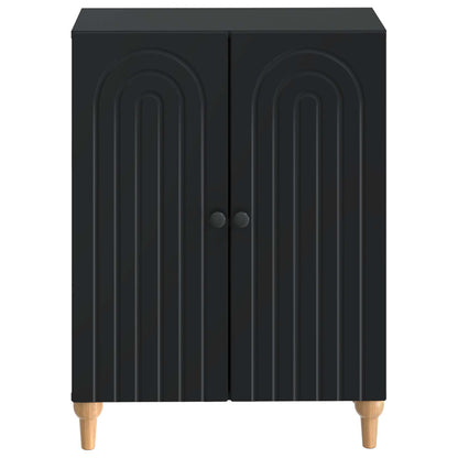 vidaXL Bathroom Storage Cainet ALKMAAR Black 59.5 x 31 x 80 cm