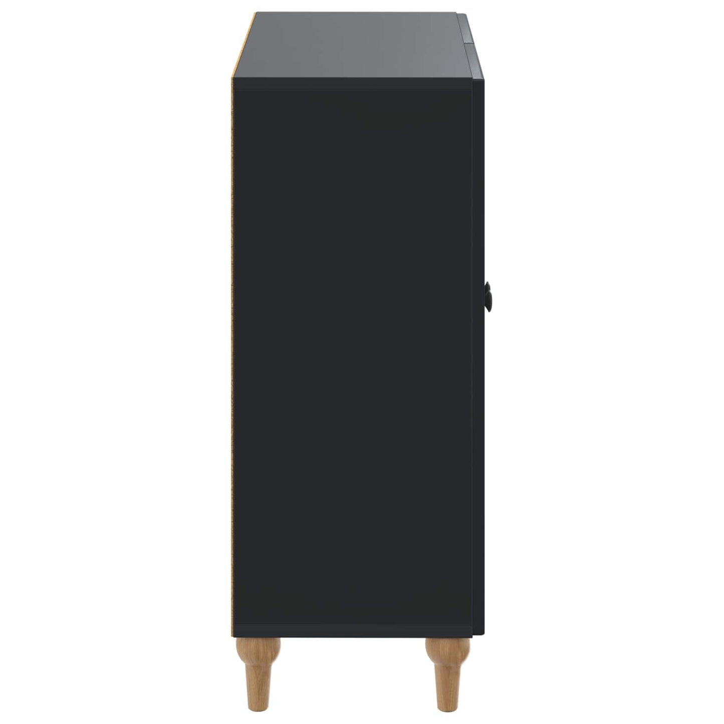 vidaXL Bathroom Storage Cainet ALKMAAR Black 59.5 x 31 x 80 cm