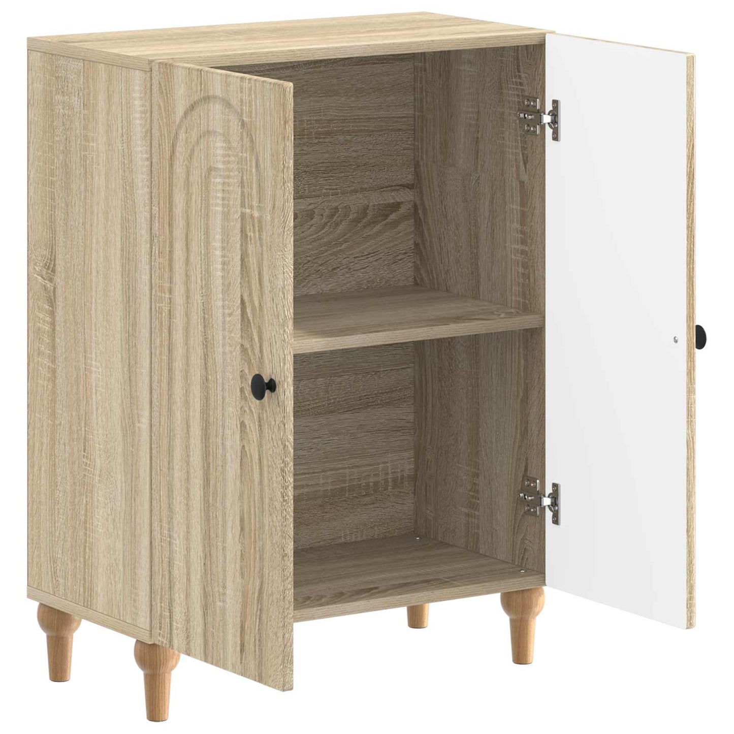 vidaXL Bathroom Storage Cainet ALKMAAR Sonoma Oak 59.5 x 31 x 80 cm