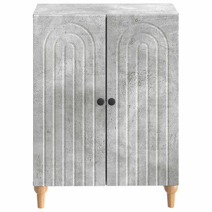 vidaXL Bathroom Storage Cainet ALKMAAR Concrete Grey 59.5 x 31 x 80 cm