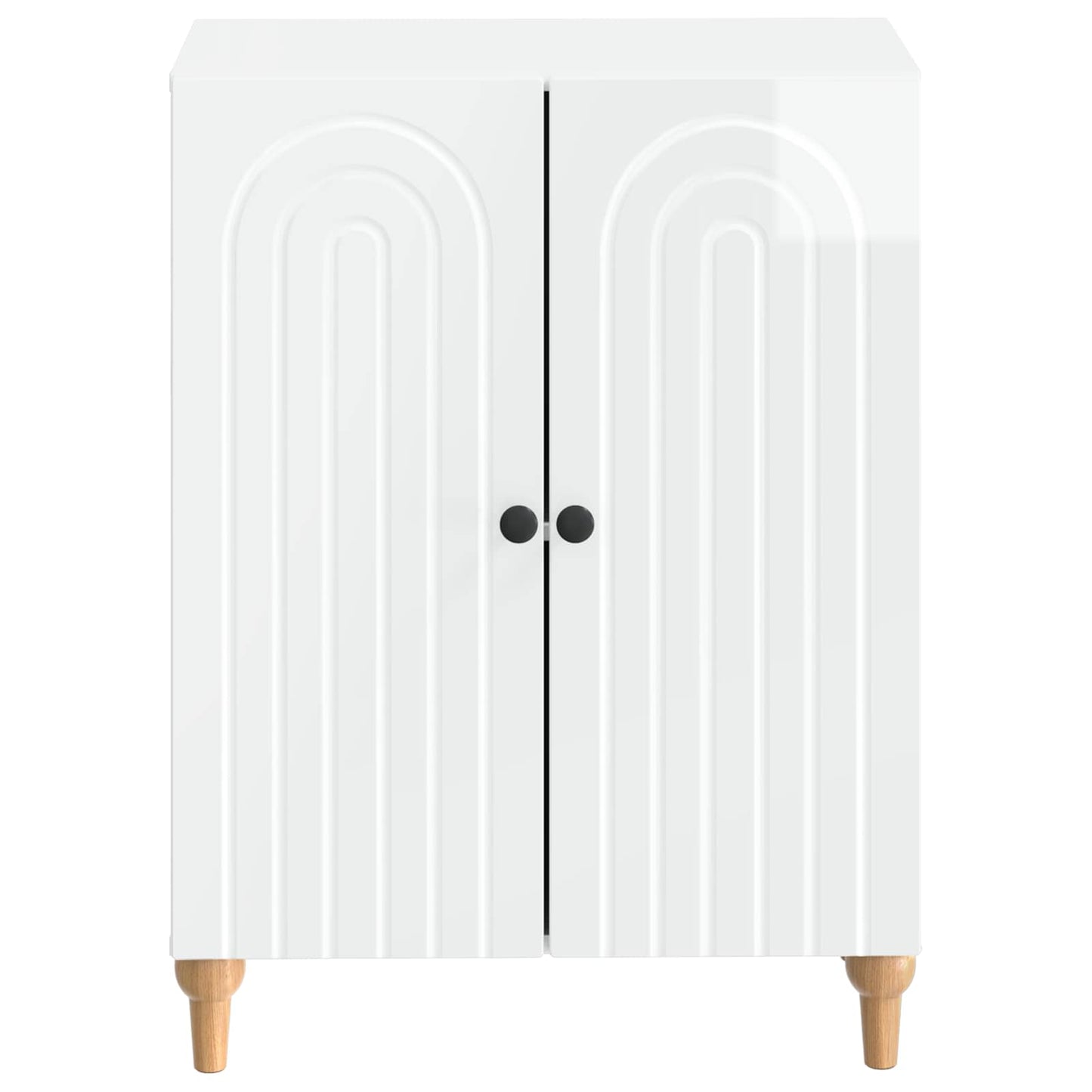 vidaXL Bathroom Storage Cainet ALKMAAR High Gloss White