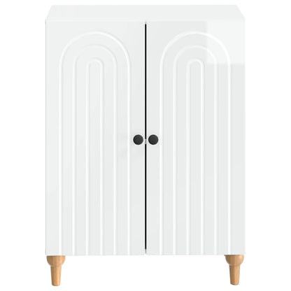 vidaXL Bathroom Storage Cainet ALKMAAR High Gloss White