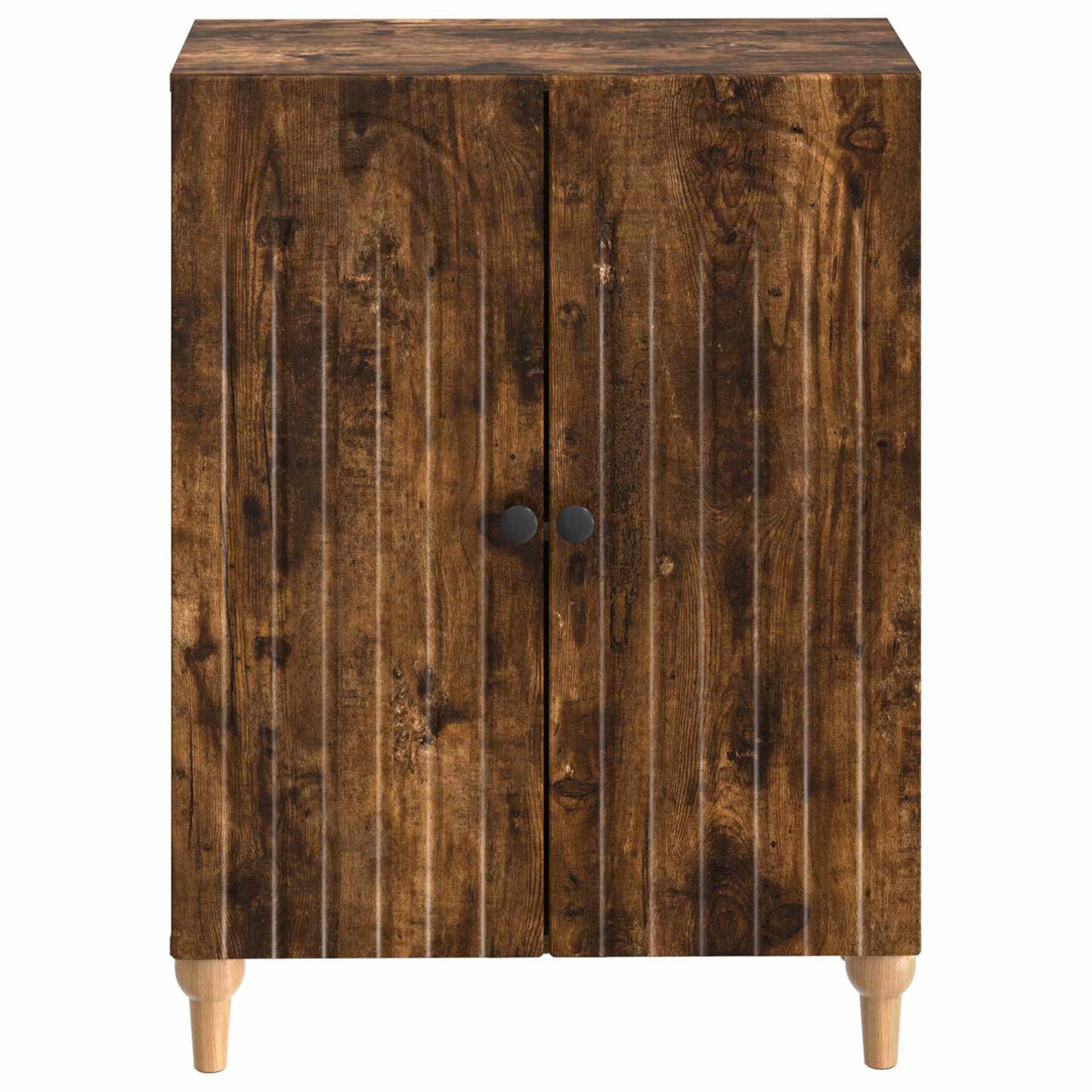 vidaXL Bathroom Storage Cainet ALKMAAR Smoked Oak 59.5 x 31 x 80 cm