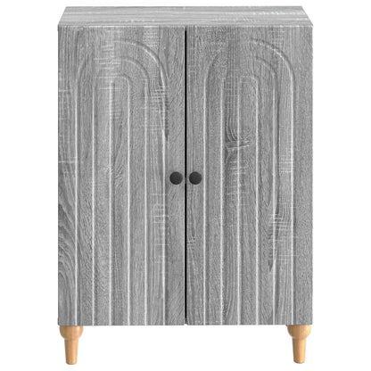 vidaXL Bathroom Storage Cainet ALKMAAR Grey Sonoma 59.5 x 31 x 80 cm