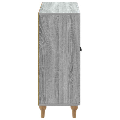 vidaXL Bathroom Storage Cainet ALKMAAR Grey Sonoma 59.5 x 31 x 80 cm
