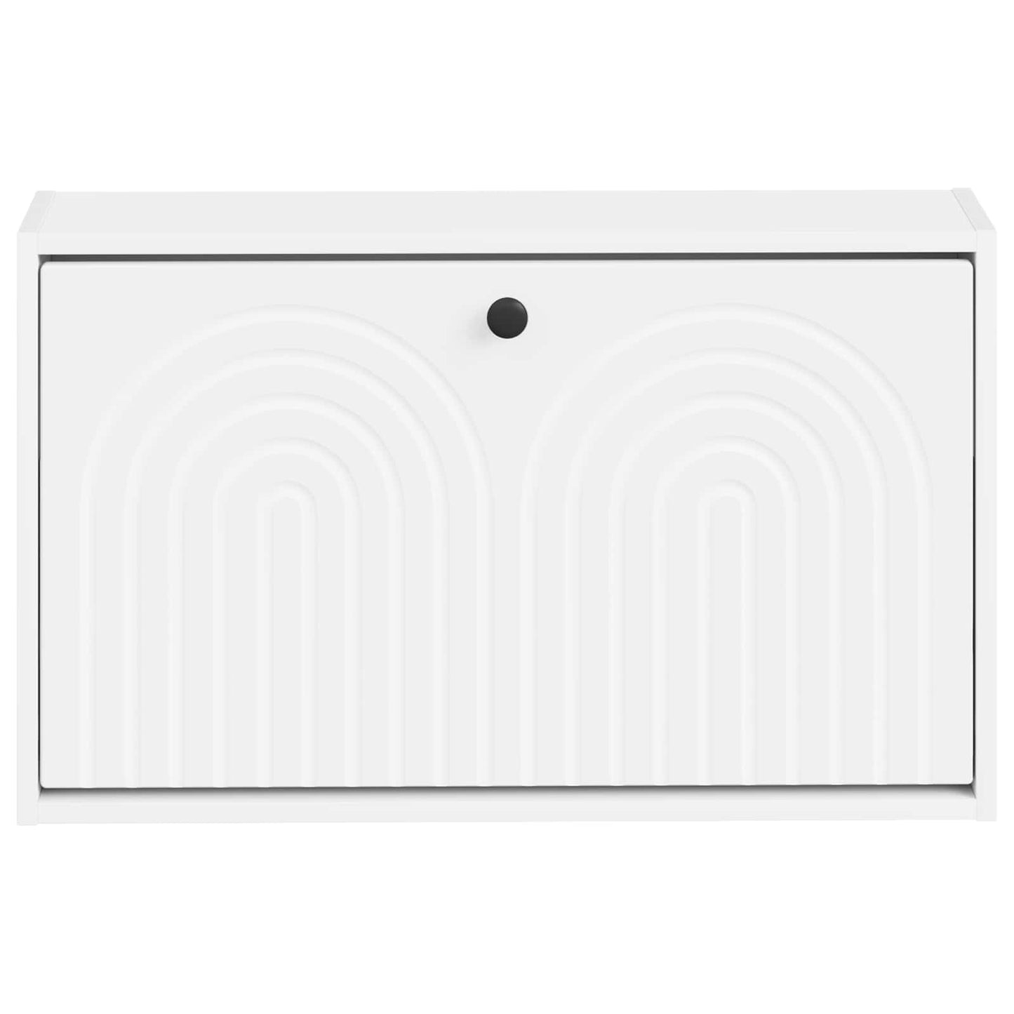 vidaXL Wall-Mounted Shoe Cabinet ALKMAAR 71 x 17 x 43 cm White