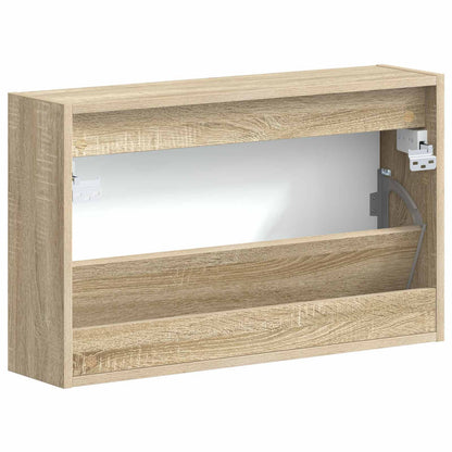 vidaXL Wall-Mounted Shoe Cabinet ALKMAAR 71 x 17 x 43 cm Sonoma Oak