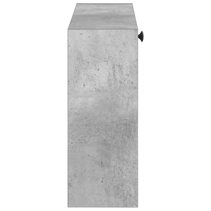 vidaXL Wall-Mounted Shoe Cabinet ALKMAAR 71 x 17 x 43 cm Concrete Grey