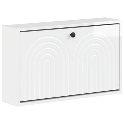 vidaXL Wall-Mounted Shoe Cabinet ALKMAAR 71 x 17 x 43 cm