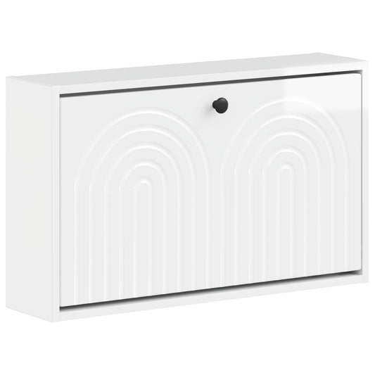 vidaXL Wall-Mounted Shoe Cabinet ALKMAAR 71 x 17 x 43 cm
