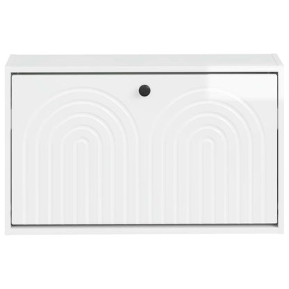 vidaXL Wall-Mounted Shoe Cabinet ALKMAAR 71 x 17 x 43 cm