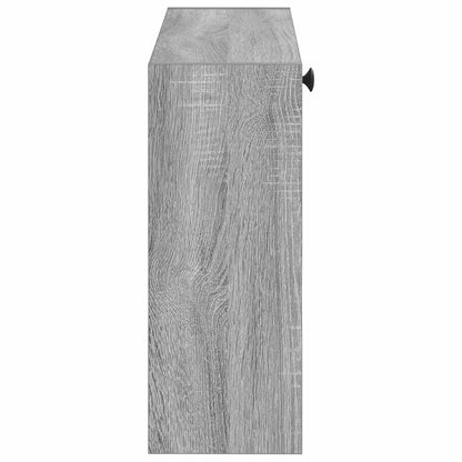 vidaXL Wall-Mounted Shoe Cabinet ALKMAAR 71 x 17 x 43 cm Grey Sonoma