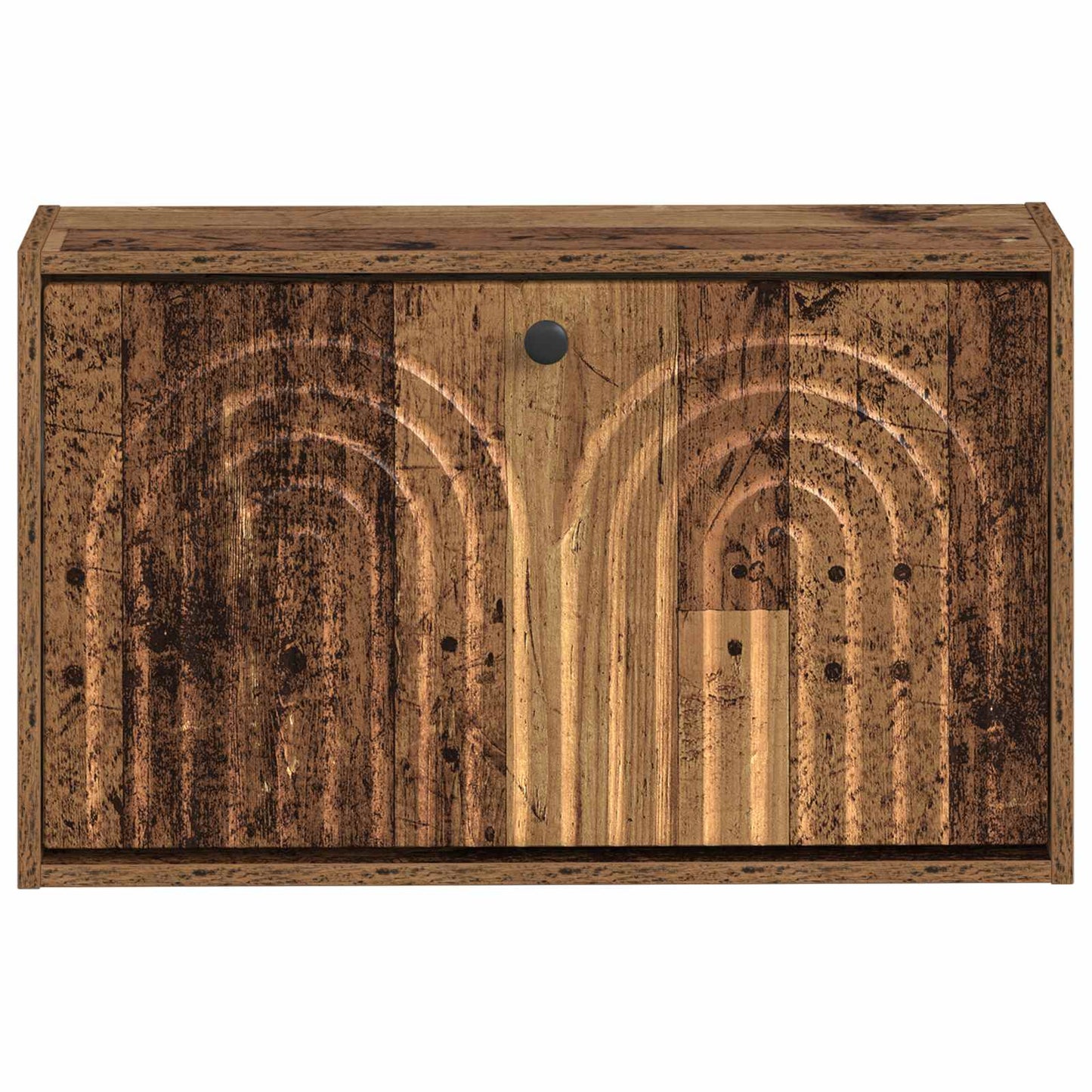 vidaXL Wall-Mounted Shoe Cabinet ALKMAAR 71 x 17 x 43 cm Old Wood
