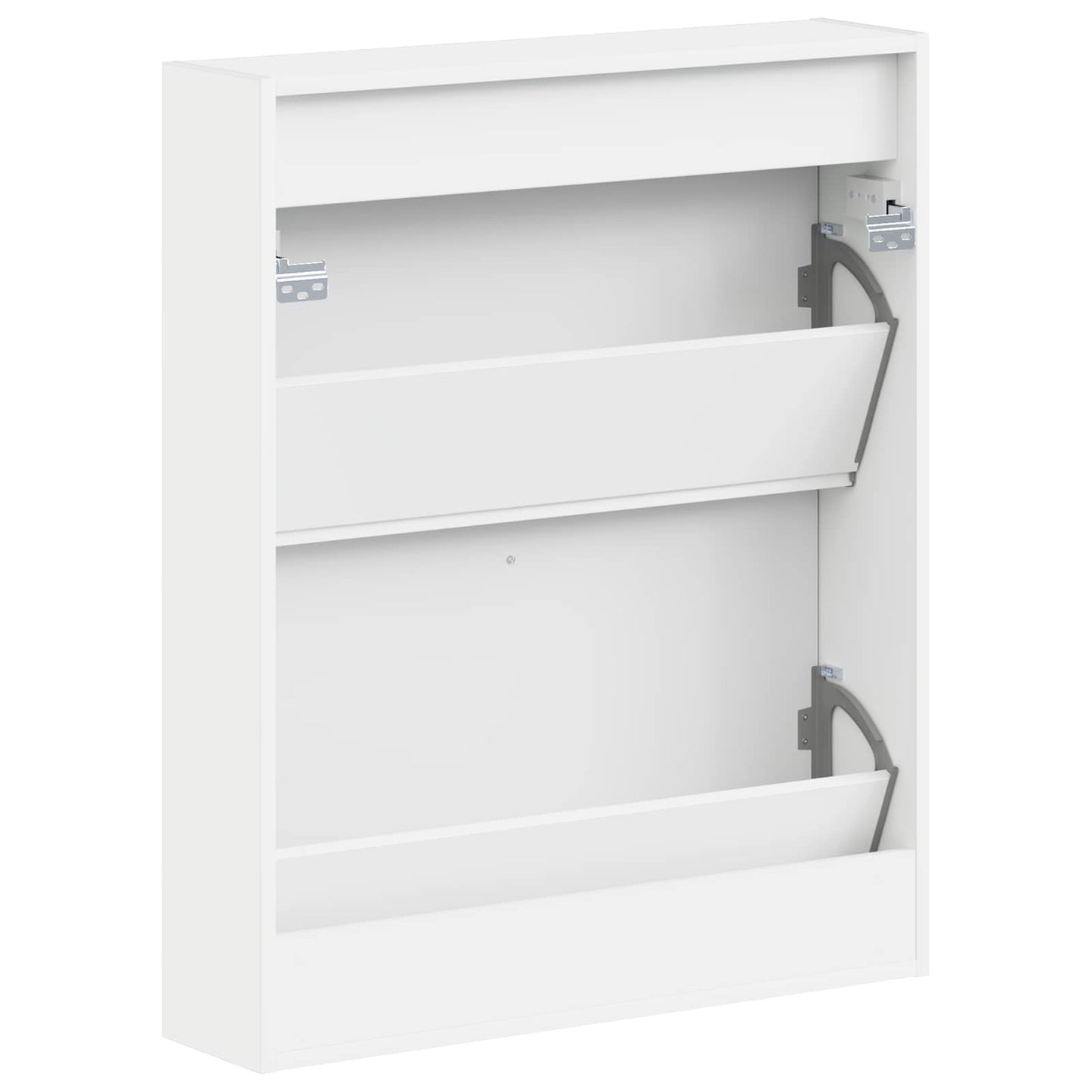 vidaXL Wall-Mounted Shoe Cabinet ALKMAAR 71 x 17 x 86 cm White