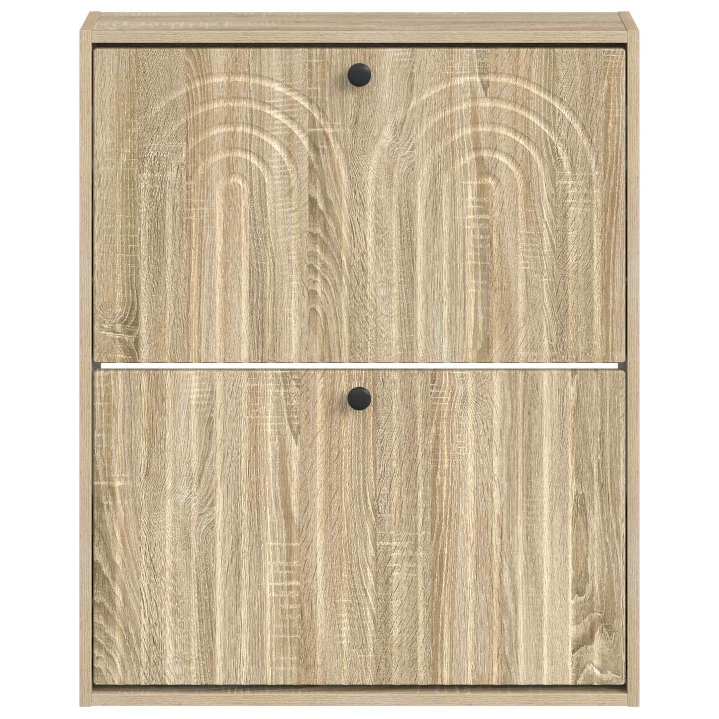 vidaXL Wall-Mounted Shoe Cabinet ALKMAAR 71 x 17 x 86 cm Sonoma Oak