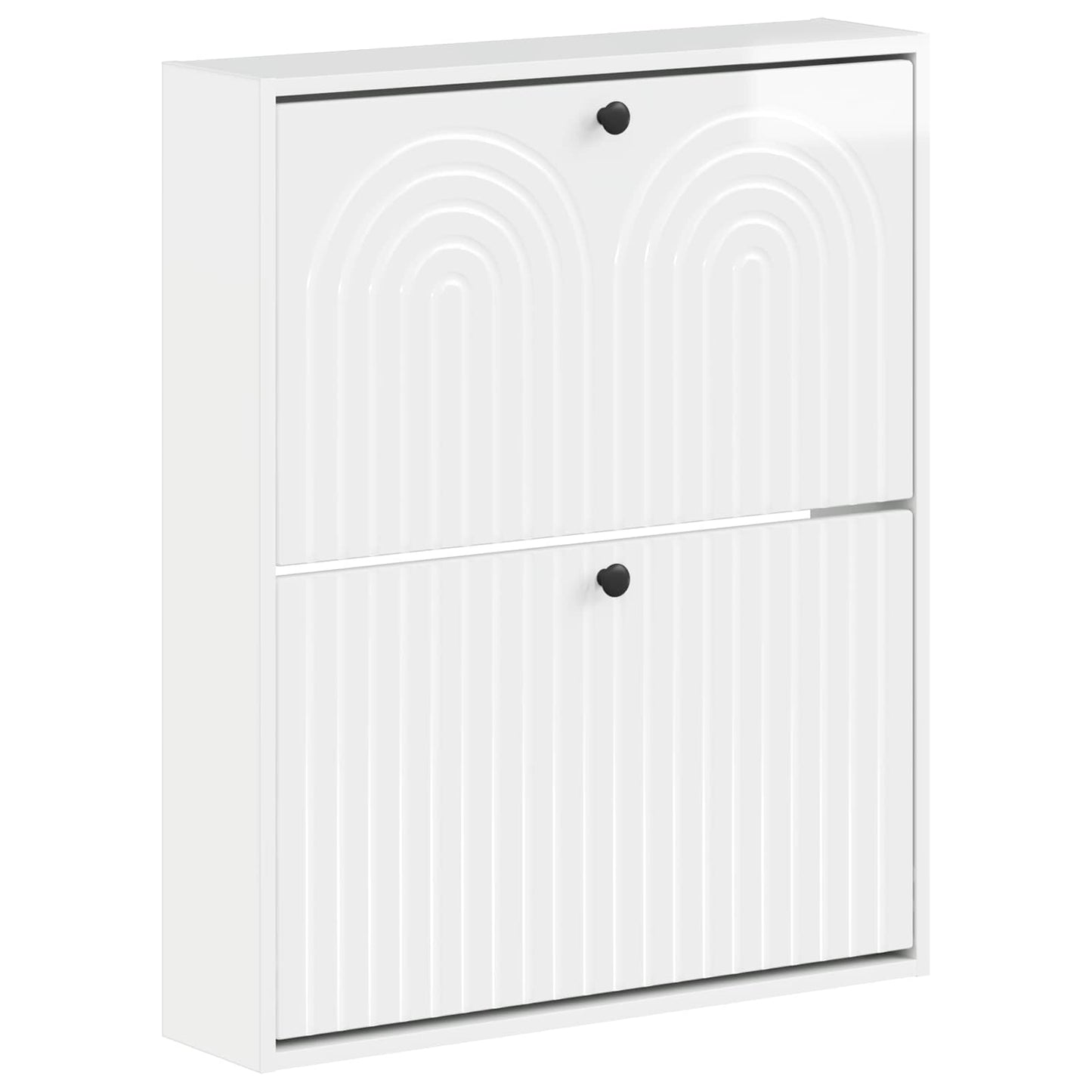 vidaXL Wall-Mounted Shoe Cabinet ALKMAAR 71 x 17 x 86 cm