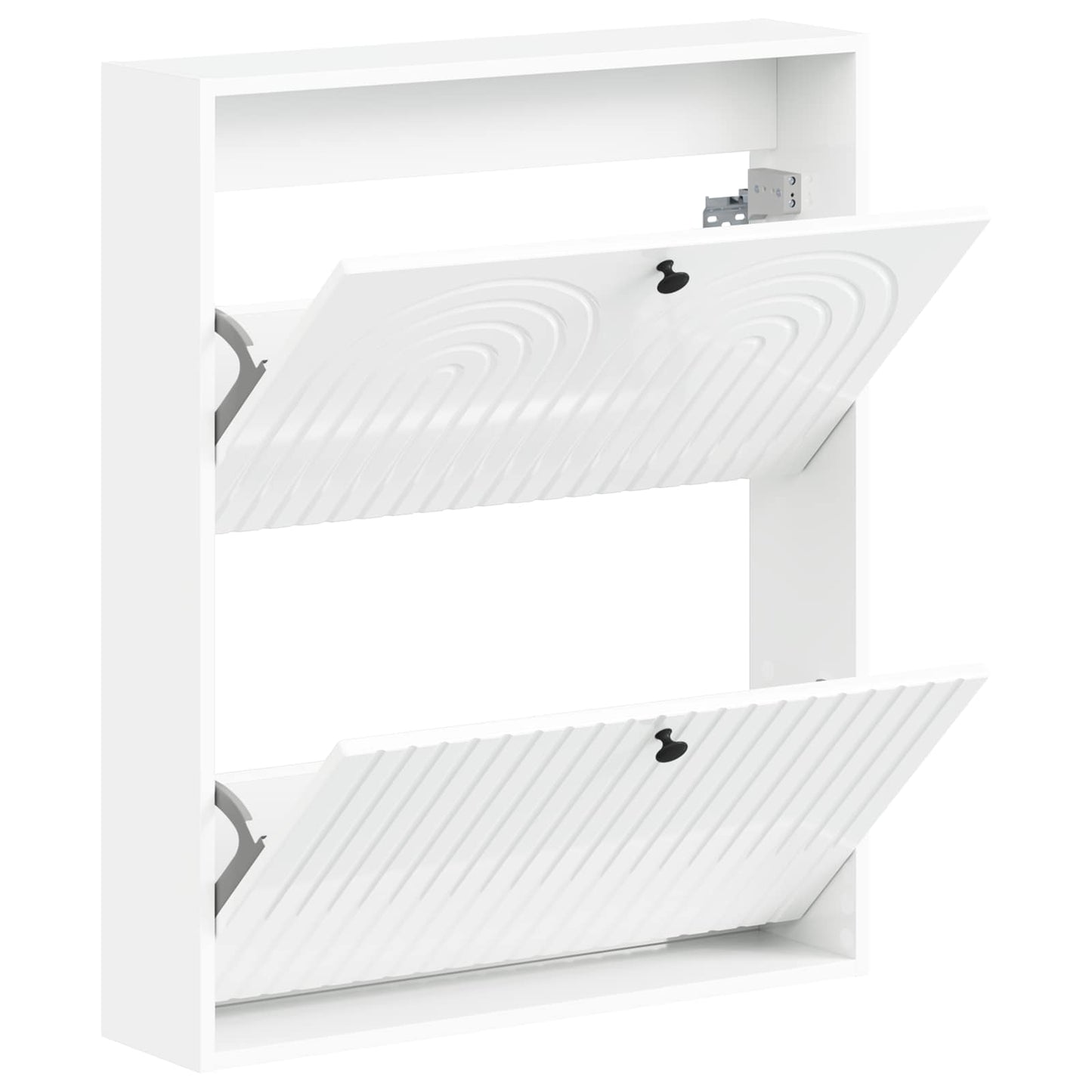 vidaXL Wall-Mounted Shoe Cabinet ALKMAAR 71 x 17 x 86 cm