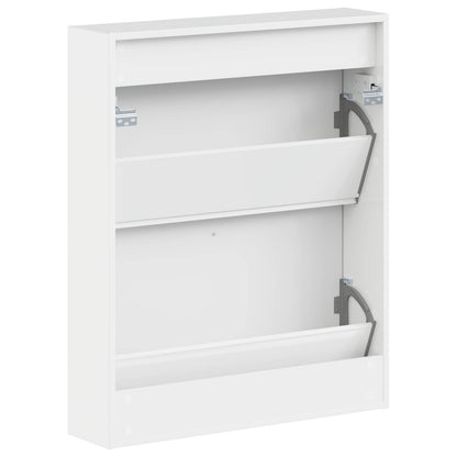 vidaXL Wall-Mounted Shoe Cabinet ALKMAAR 71 x 17 x 86 cm
