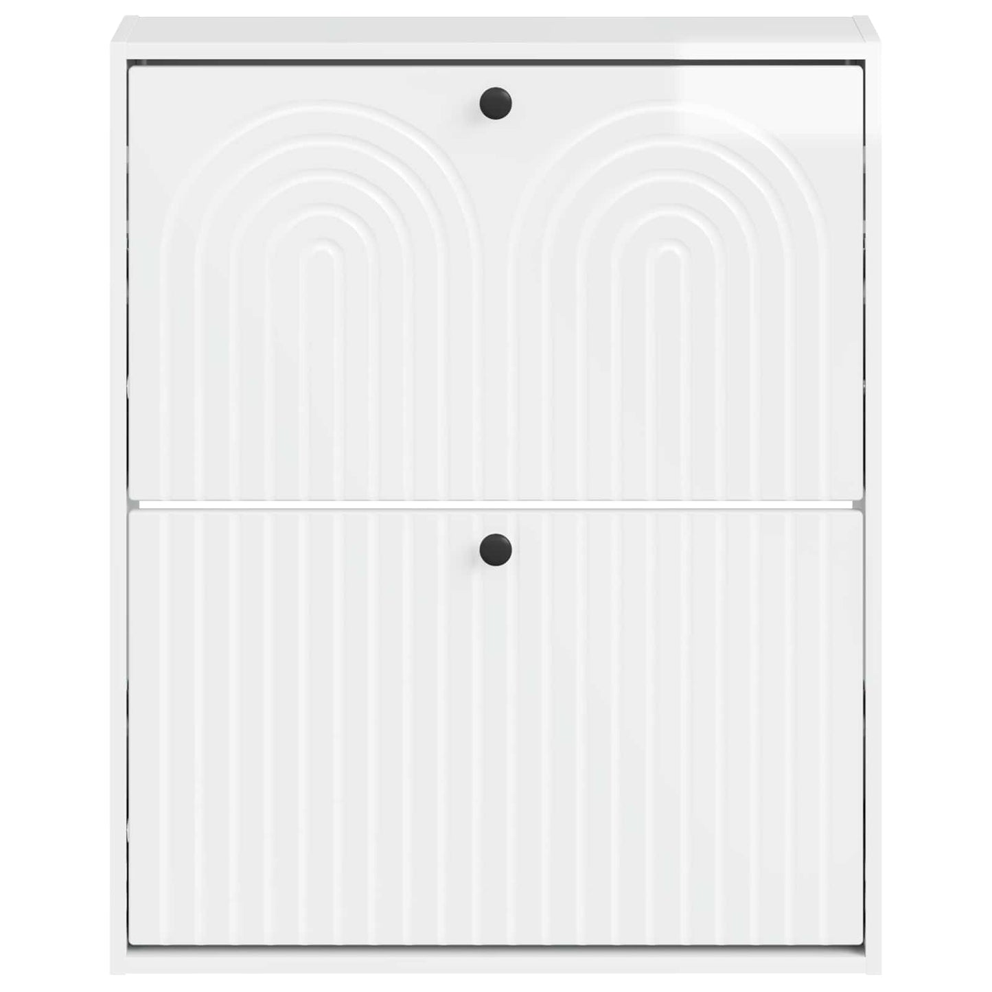 vidaXL Wall-Mounted Shoe Cabinet ALKMAAR 71 x 17 x 86 cm
