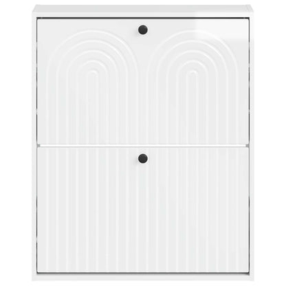 vidaXL Wall-Mounted Shoe Cabinet ALKMAAR 71 x 17 x 86 cm