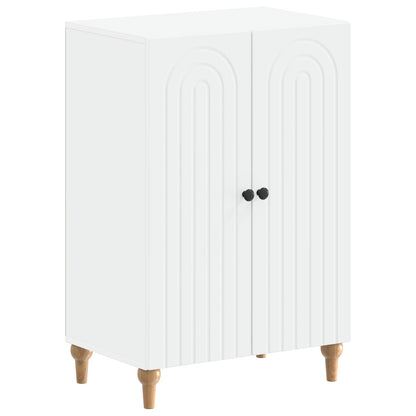 vidaXL Shoe Cabinet ALKMAAR 59.5 x 39.5 x 90 cm Engineered Wood White
