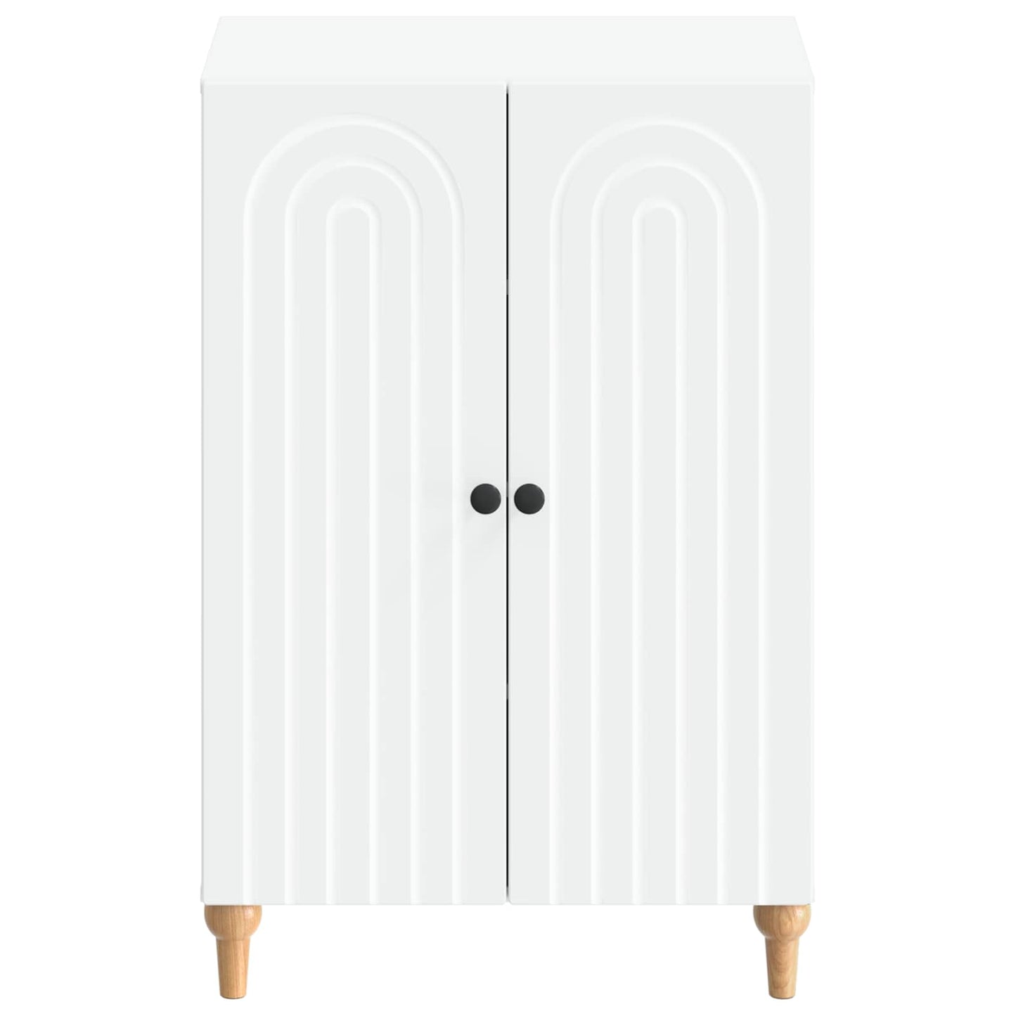 vidaXL Shoe Cabinet ALKMAAR 59.5 x 39.5 x 90 cm Engineered Wood White