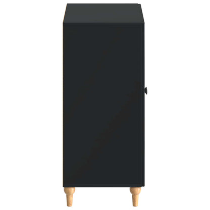 vidaXL Shoe Cabinet ALKMAAR 59.5 x 39.5 x 90 cm Engineered Wood Black