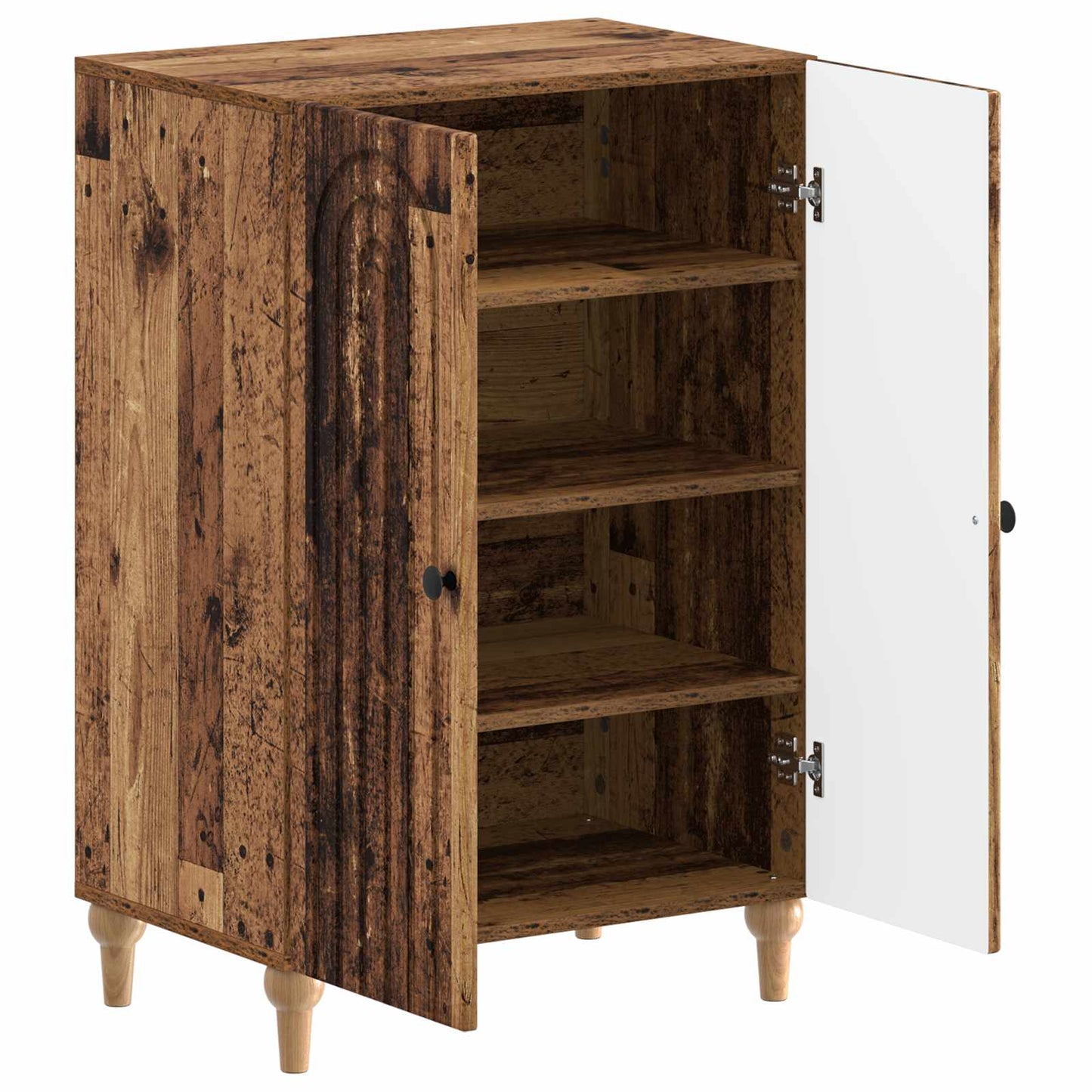vidaXL Shoe Cabinet ALKMAAR 59.5 x 39.5 x 90 cm Engineered Wood